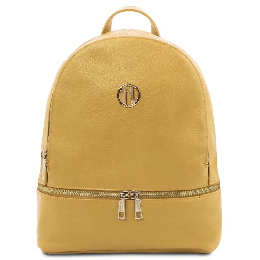 TL Bag Soft Leather Backpack Pastel yellow TL142280