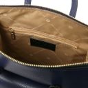 TL Bag Sac à dos Pour Femme en Cuir Bleu foncé TL142211