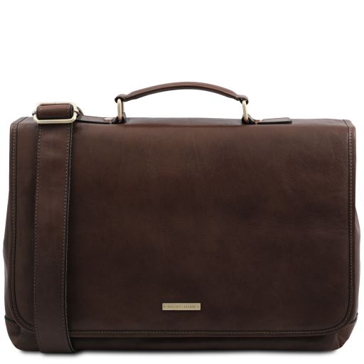 Mantova Borsa da Lavoro TL SMART Multiscomparto in Pelle con Pattella Testa di Moro TL140326