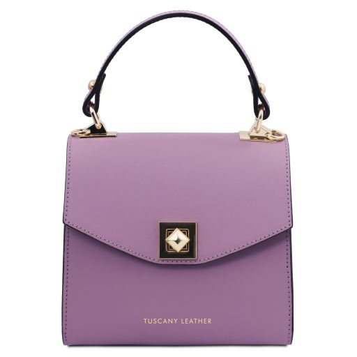 TL Bag Borsa a Mano in Pelle Lilla TL142203