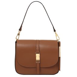Nausica Bolso en Piel Cognac TL141598