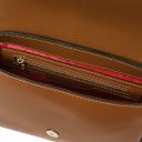Nausica Schultertasche aus Leder Cognac TL141598