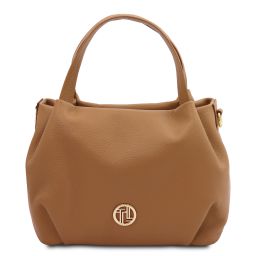 Nora Borsa a Mano in Pelle Morbida Caramello TL142372