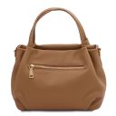 Nora Handtasche aus Weichem Leder Karamell TL142372