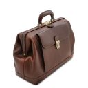 Leonardo Esclusiva Borsa Medico in Pelle Marrone TL142342