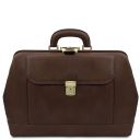 Leonardo Esclusiva Borsa Medico in Pelle Testa di Moro TL142342