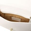 Astrea Schultertasche aus Leder Weiß TL142284