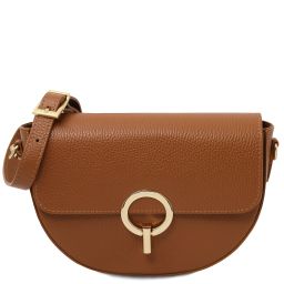 Astrea Leather Shoulder bag Cognac TL142284