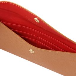 Leather Envelope Wallet Caramel TL142322