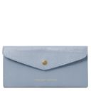 Leather Envelope Wallet Light Blue TL142322