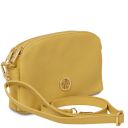 Lily Soft Leather Shoulder bag Pastel yellow TL142375