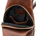 Kevin Brusttasche aus Leder Braun TL142423