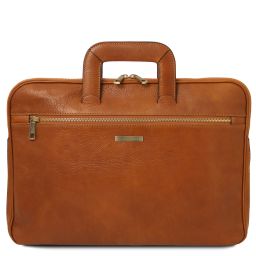 Caserta Document Leather Briefcase Natural TL142449