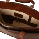 Palermo Borsa da Lavoro da Donna in Pelle 3 Scomparti Marrone TL142452