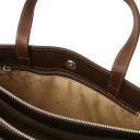Palermo Borsa da Lavoro da Donna in Pelle 3 Scomparti Testa di Moro TL142452