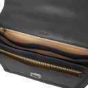 Cremona Leather Briefcase 3 Compartments Black TL142448