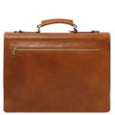 Cremona Leather Briefcase 3 Compartments Телесный TL142448