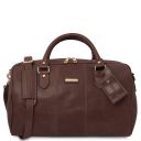 Lisbona Maleta de Viaje en Piel - Modelo Pequeño Marrón oscuro TL142441