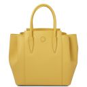 Tulipan Bolso Noche en Piel Amarillo pastel TL141727