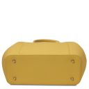 Tulipan Bolso Noche en Piel Amarillo pastel TL141727