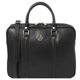 Prato Exclusive Saffiano Leather Laptop Case Black TL142453