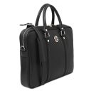 Prato Exclusive Saffiano Leather Laptop Case Black TL142453
