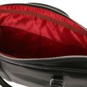 Prato Elegante Laptop Aktentsche aus Saffiano Leder Schwarz TL142453