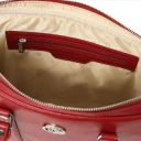 Prato Borsa Porta Computer da Donna in Pelle Saffiano Rosso TL142453