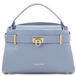 Maisy Borsa a Mano in Pelle - Misura Media Celeste TL142455