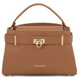 Maisy Leather Tote Caramel TL142455