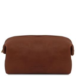 Smarty Trousse de Toilette en Cuir - Petit Modèle Marron TL141220