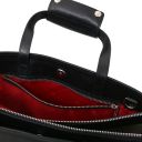 Palermo Porta Folios de Señora en Piel Saffiano 3 Compartimentos Negro TL141369