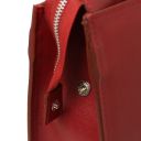 Palermo Porta Folios de Señora en Piel Saffiano 3 Compartimentos Rojo TL141369