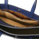 Palermo Saffiano Leather Briefcase 3 Compartments for Woman Темно-синий TL141369