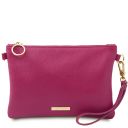 TL Bag Pochette in Pelle Morbida Fucsia TL142029