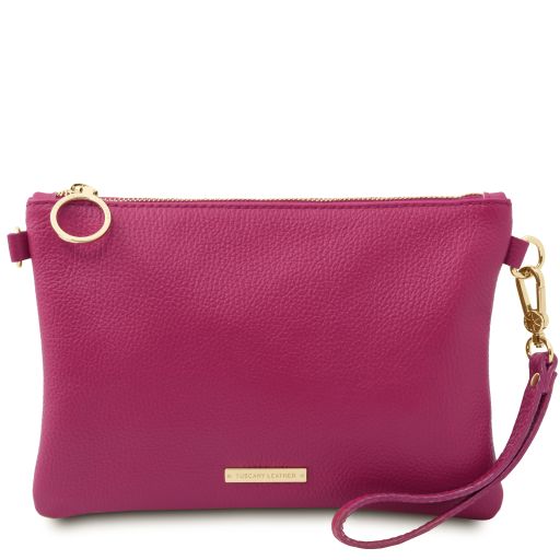 TL Bag Bolso Noche en Piel Suave Fucsia TL142029