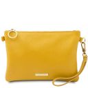 TL Bag Pochette in Pelle Morbida Giallo TL142029