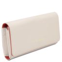 Diana Exclusive Leather Wallet - Large Size Beige TL142435