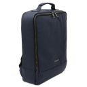 Brooklyn Leather Laptop Backpack Dark Blue TL142445