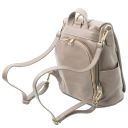 TL Bag Lederrucksack aus Weichem Leder Hell Taupe TL142138