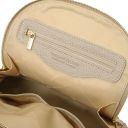 TL Bag Lederrucksack aus Weichem Leder Hell Taupe TL142138