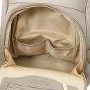 TL Bag Lederrucksack aus Weichem Leder Hell Taupe TL142138