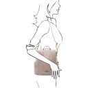 TL Bag Sac à dos en Cuir Souple Taupe clair TL142138