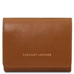 Diana Exclusive Leather Wallet - Small Size Cognac TL142437