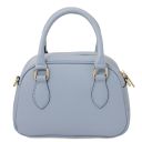 Chantilly Bauletto aus Weichem Leder Himmelblau TL142446