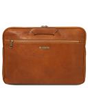 Caserta Document Leather Briefcase Natural TL142449