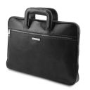 Caserta Serviette Conférencier en Cuir Noir TL142070