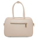 Vivian Leather Tote Beige TL142368