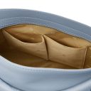 TL Bag Borsa a Spalla in Pelle Morbida Celeste TL142087