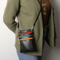 TL Bag Soft Leather Mini Cross bag Cognac TL142431